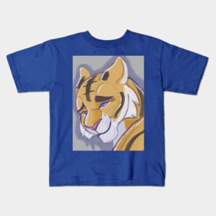 Old Tiger Sketch Kids T-Shirt